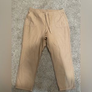 JCrew linen drawstring pants